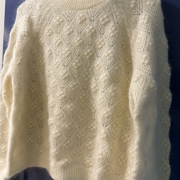 Sezane Cream Sweater - Picture 2 of 4